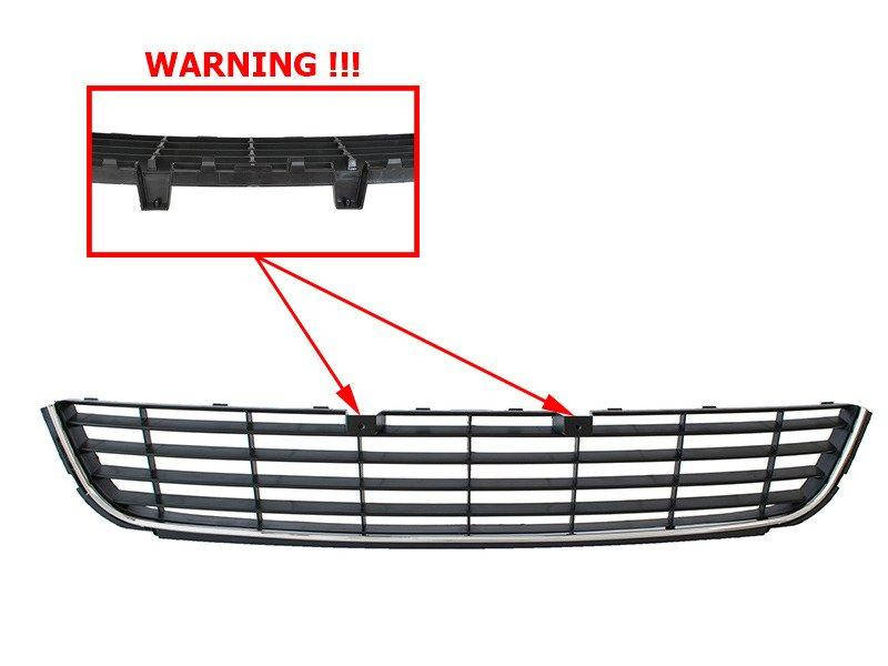 

VW Golf VI H / B 08-13 передняя решетка бампера средняя, арт. DA-4931
