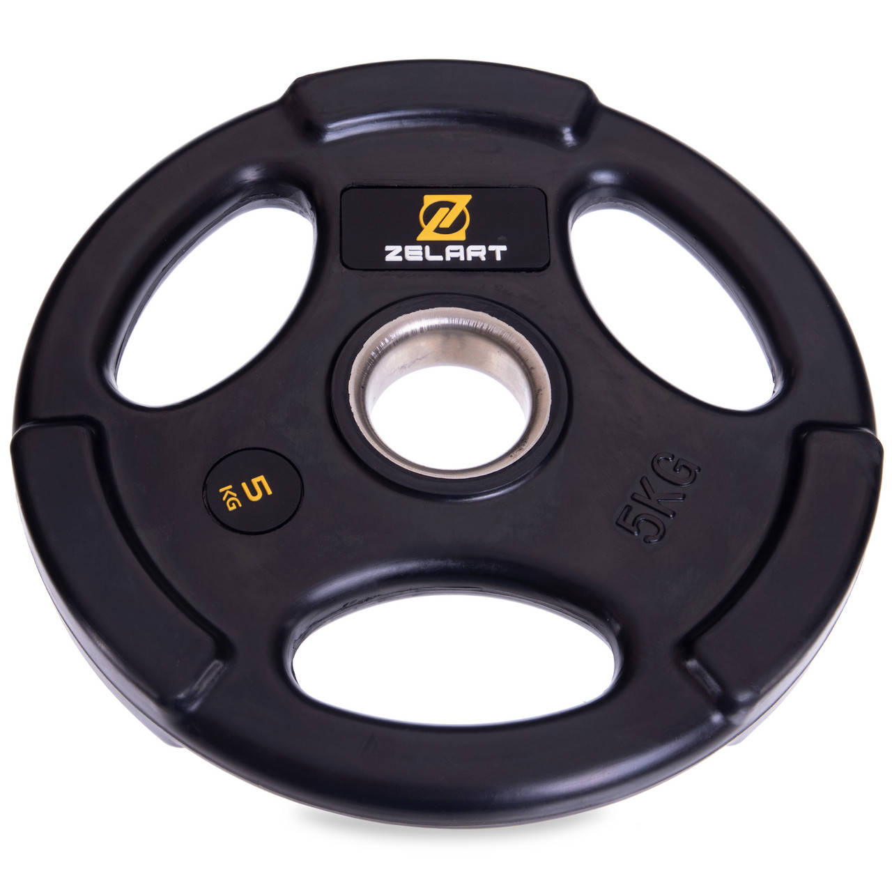

Блины (диски) обрезиненные Zelart TA-2673-5 51мм 5кг черный