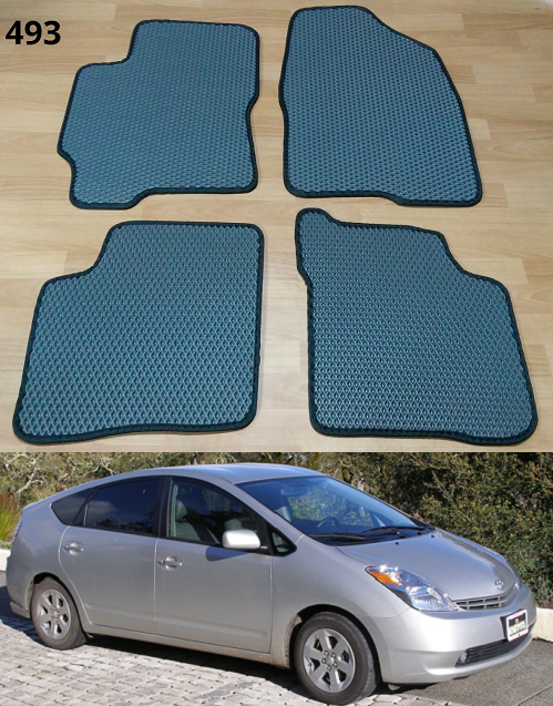 

Коврики ЕВА в салон Toyota Prius '03-09, Черный