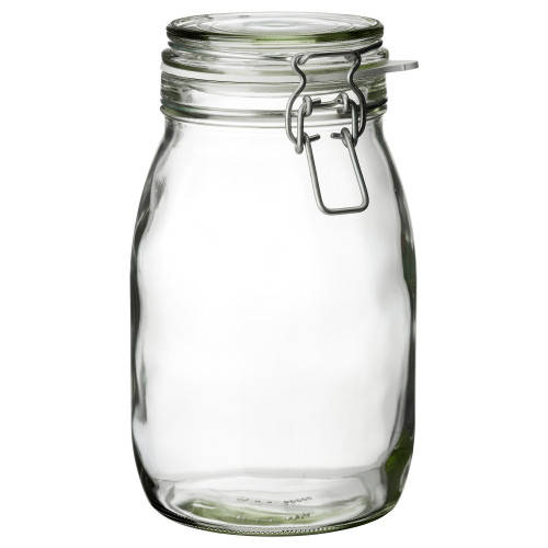 

КОРКЕН Банка с крышкой, прозрачное стекло, 1.8 л 70213550 IKEA, ИКЕА, KORKEN