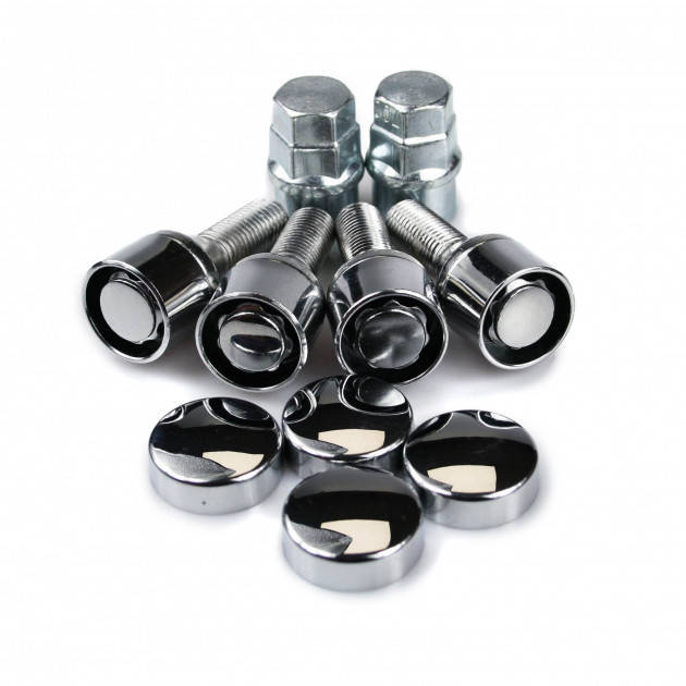 

Секретные болты М12х1.25х24 Конус с антивандальными кольцами + 2 ключа Walline