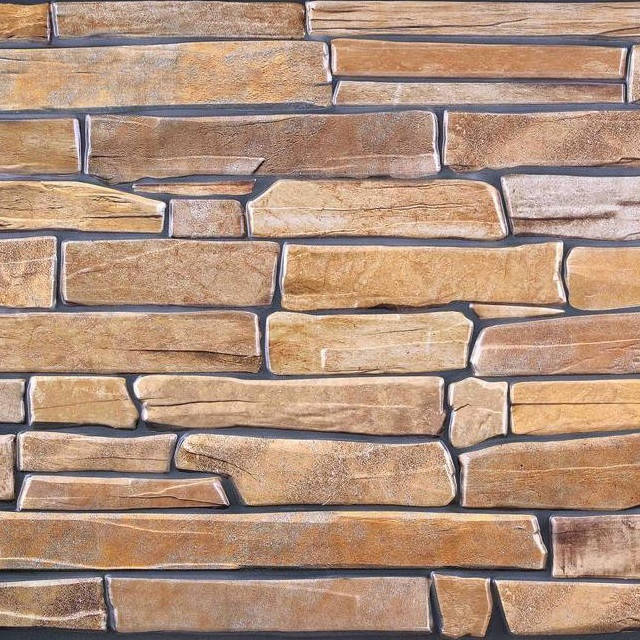 

Панель стеновая декоративная пластиковая камень ПВХ "Сланец Настоящий Желтый" 977 мм х 496 мм (СНЖ2), Жёлтый,