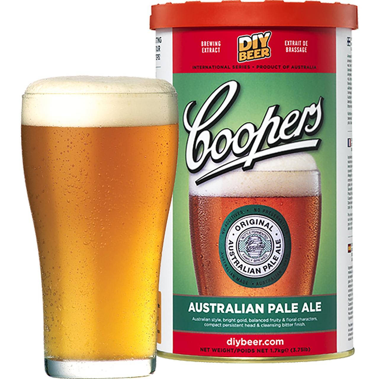 

Экстракт для приготовления пива, 1,7 кг - AUSTRALIAN PALE ALE, Coopers Австралия