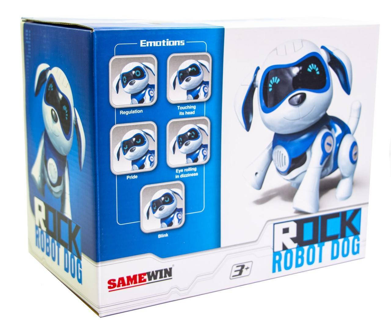 

Интерактивная собака ROCK ROBOT DOG, Голубой