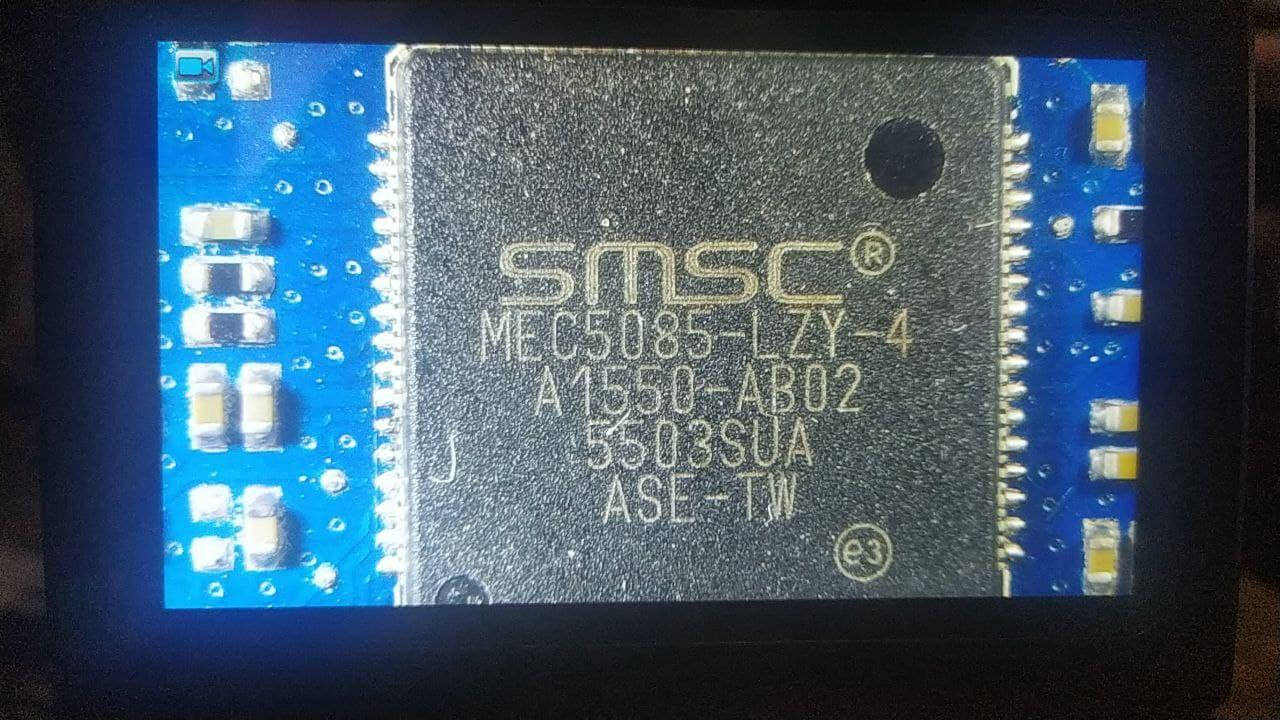 

Микросхема SMSC MEC5085-LZY-4 с разборки DELL LA-C361P