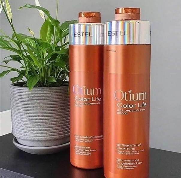 

Деликатный шампунь для окрашенных волос Otium Color Life 1000мл,