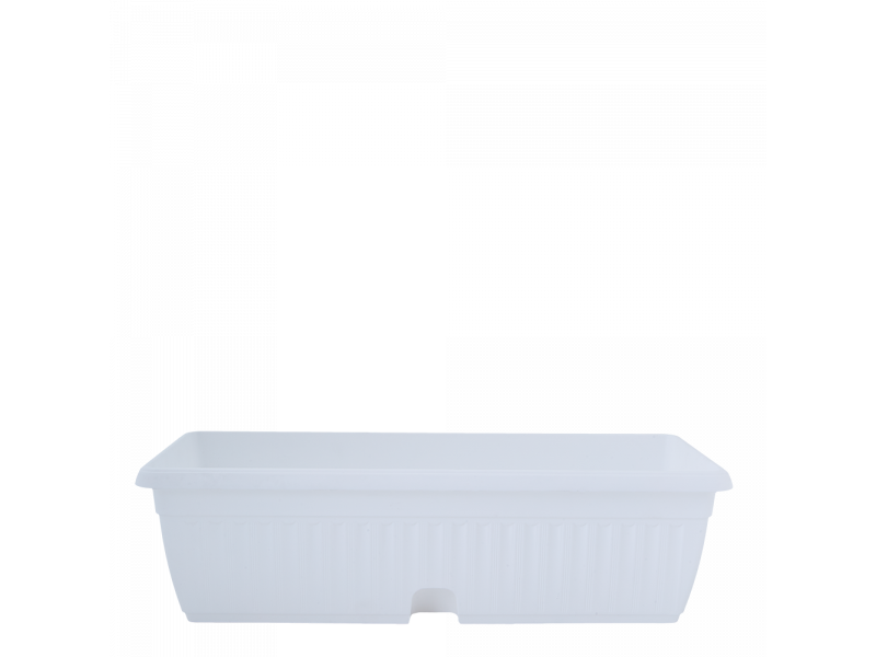 

Горшок балконный с подставкой МК 100*19см. (белый) "Терра"