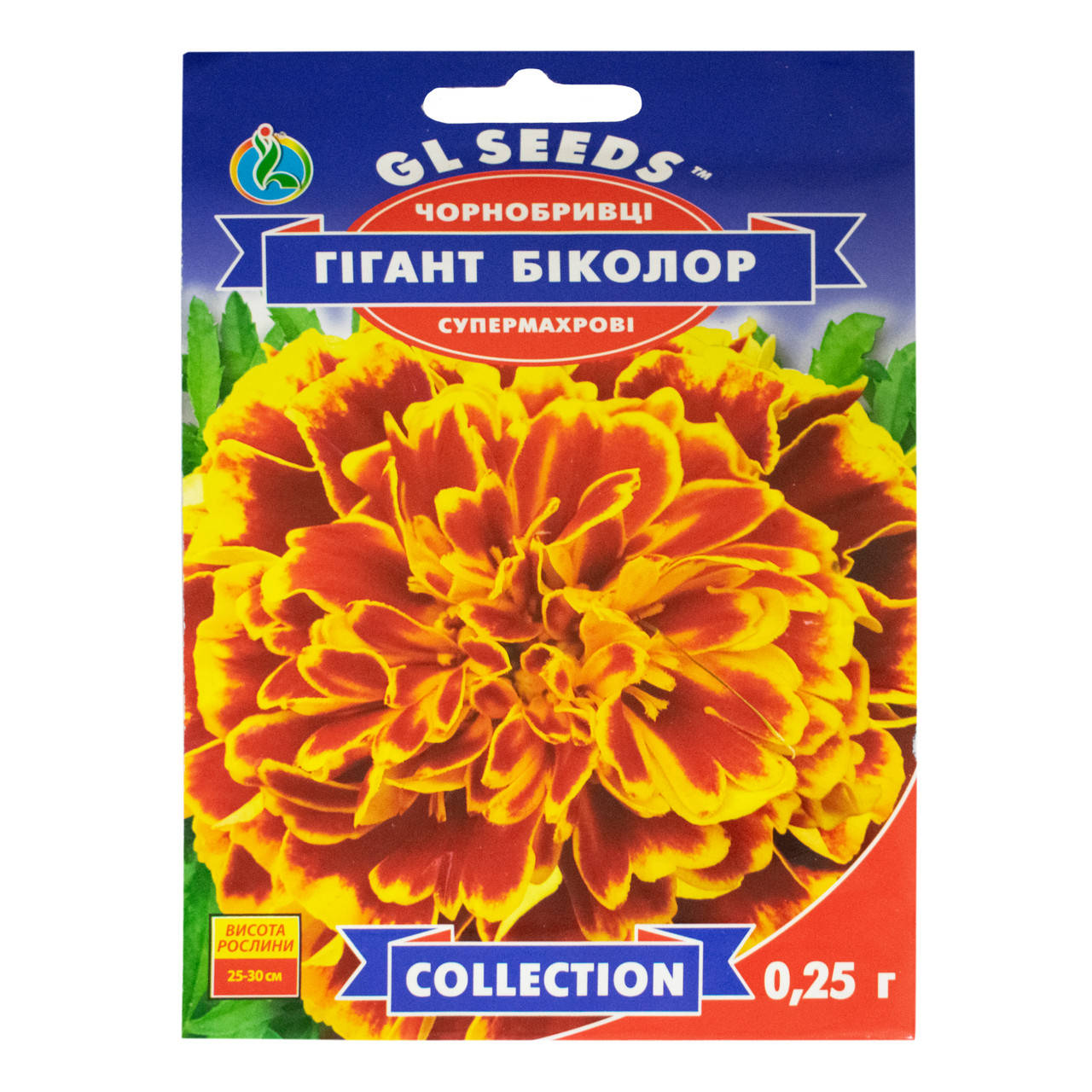 

Бархатцы Гигант биколор 0.25 г Gl Seeds