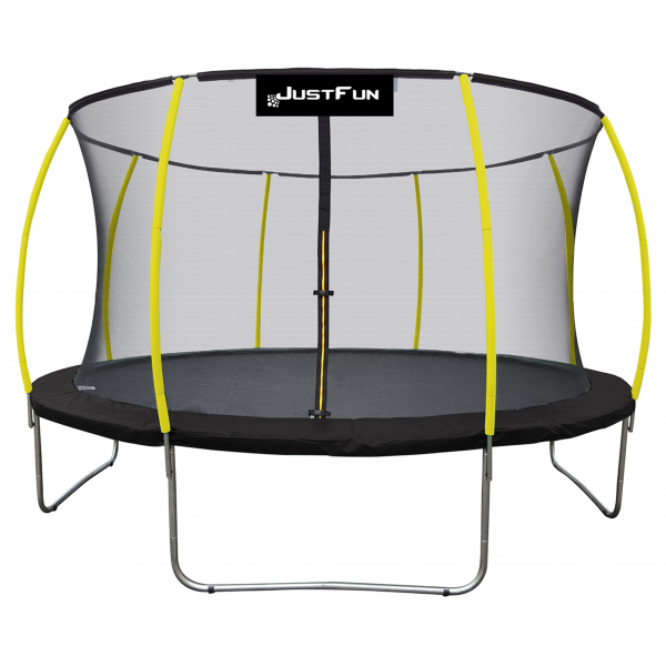 

Батут Детский Just Fun 305см Premium Fiberglass с защитной сеткой и лесенкой спортивный прыгательный для дома