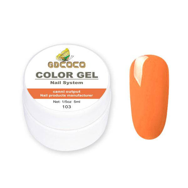 

Гель-краска GD Сосо Color Gel 103 дерзкий морковный 5 ml
