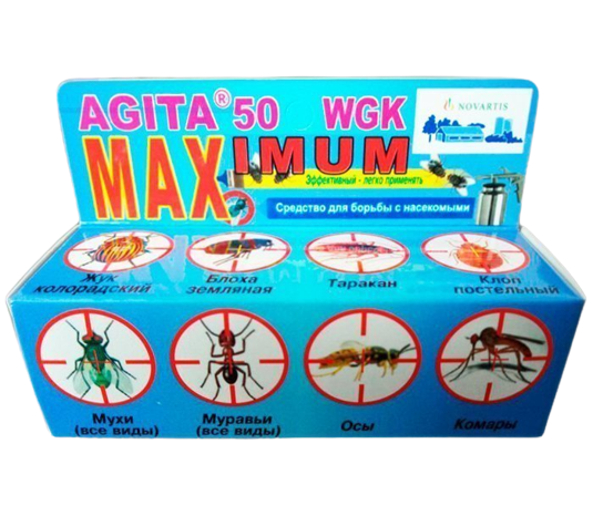 

Средство для борьбы с насекомыми Агита 50 г (Novartis)