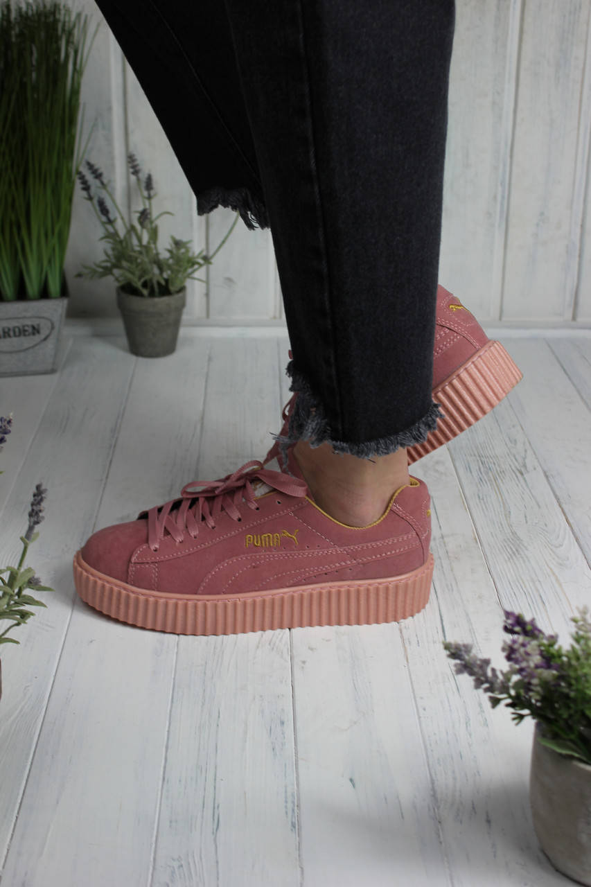 

Puma Rihanna Creepers пудрового оттенка 40, Пудра