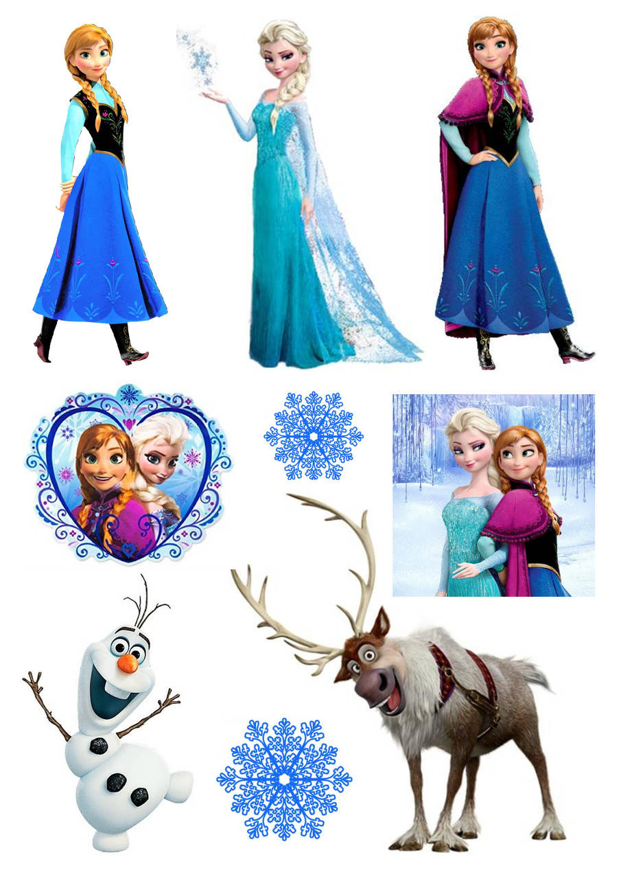 

Вафельная картинка "Холодное сердце" 14