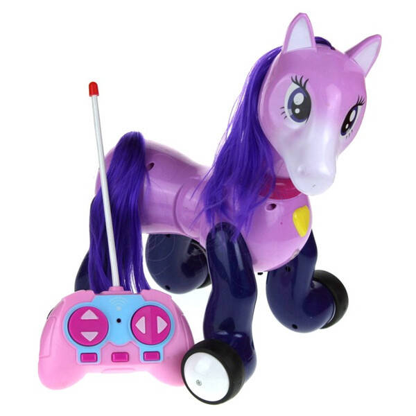 

Игрушка лошадка пони на радиоуправлении для девочки Робот с проектором Фиолетовый (58178)