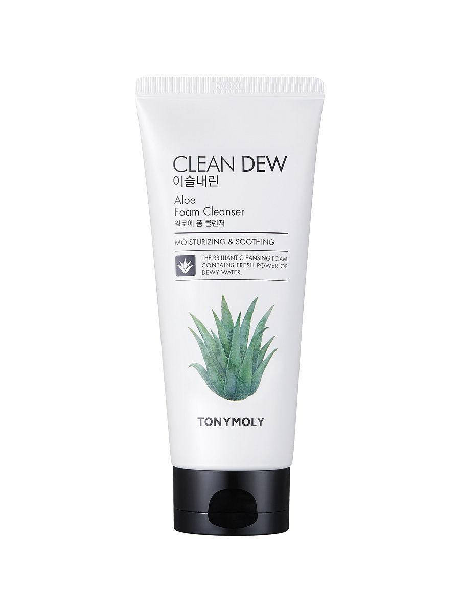 

Пенка увлажняющая для лица с экстрактом алоэ вера TONY MOLY Clean Dew