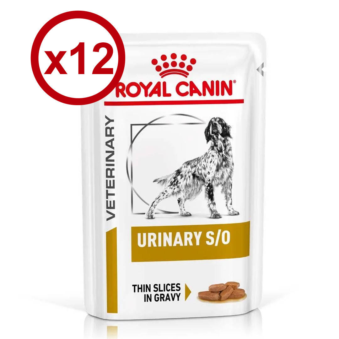

Royal Canin Urinary S/O 100г* 12 шт (кусочки в соусе) для собак