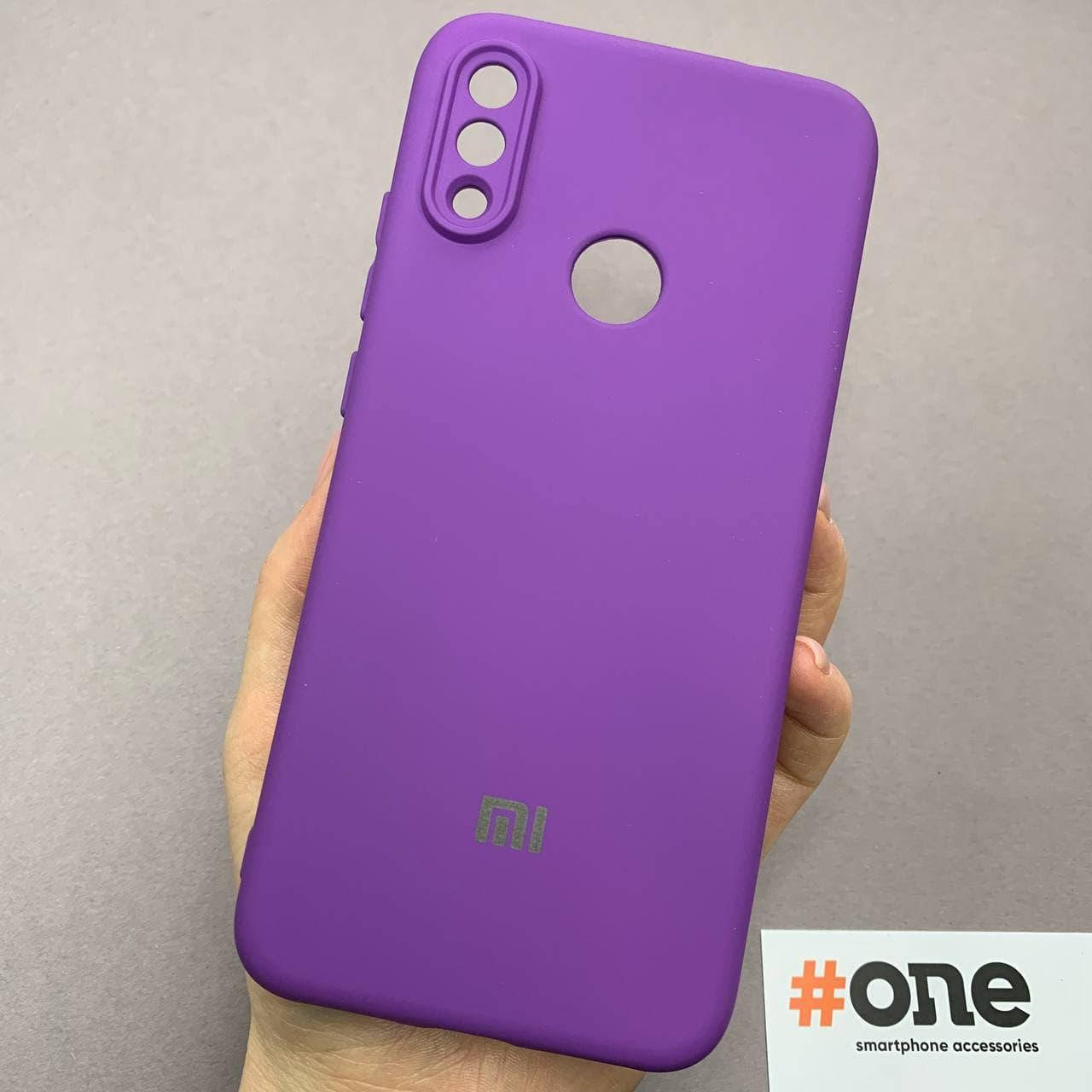 

Чехол для Xiaomi Redmi Note 7 с микрофиброй с защитой для камеры чехол на телефон сяоми нот 7 фиолетовый CMR