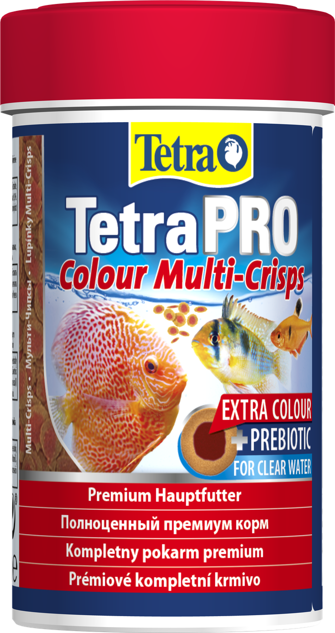 

Корм для аквариумных рыб для окраса TetraPRO Colour Multi-Crisps в чипсах 500 мл