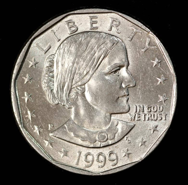 

Монета США 1 доллар 1999 г. "доллар Сьюзен Энтони"