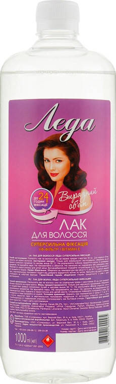 

Лак Леда суперсильная фиксация 1000 мл