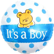 

Фольгированный шарик КНР 18" (45 см) Круг It's a boy (горох), Разные цвета