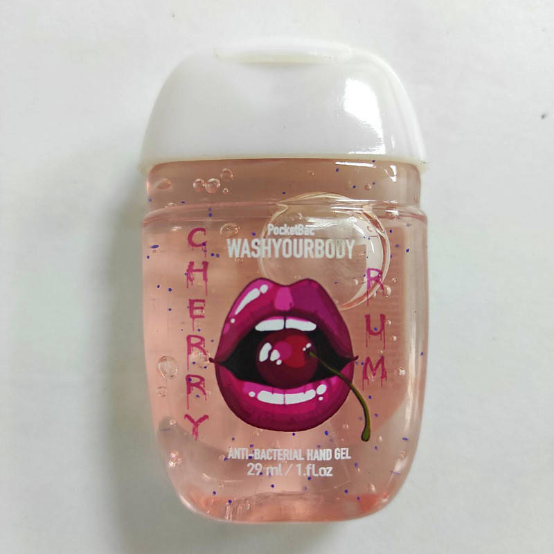 

Антибактериальный гель для рук аромат виншёвого рома Wash Your Body Cherry Rum 29 мл