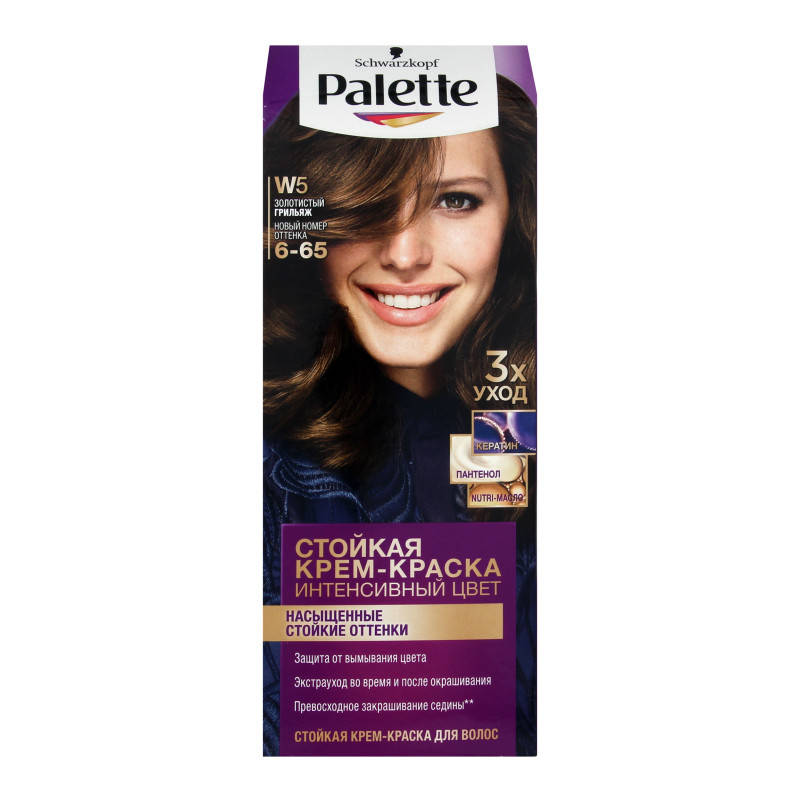 

Фарба для волосся Palette W5 Золотистий грильяж