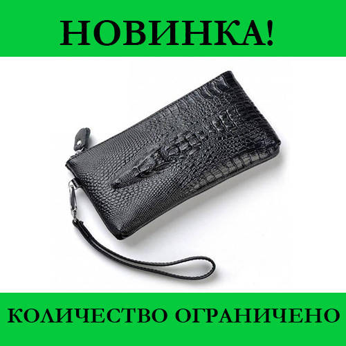 

Мужской Клатч ALLIGATOR ZQ850 Черный, В топе