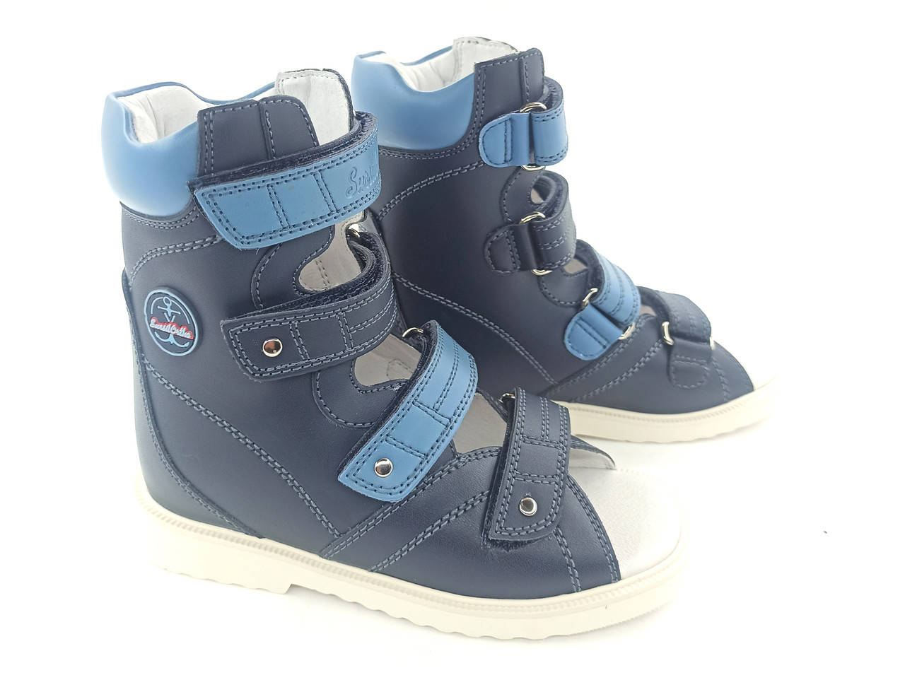 

Детские ортопедические берцы босоножки тутор, Sursil Ortho 23-103 синие 30, Синий