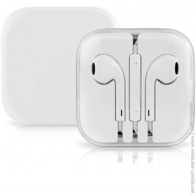 

Проводные наушники EarPods White Iphone (AAA), Белый