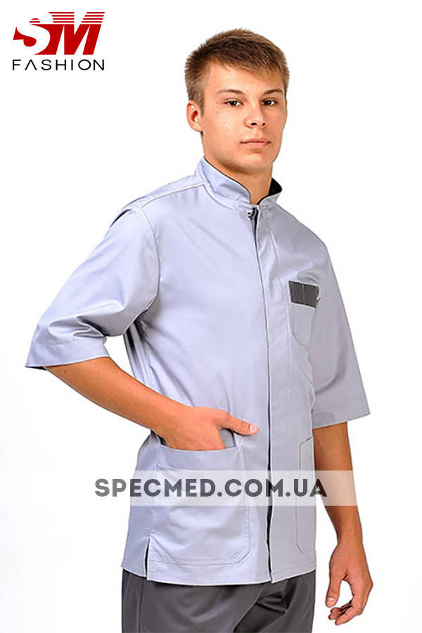 

Куртка к медицинскому костюму "Bravery" застежка кнопки ELIT COTTON , Серый/асфальт