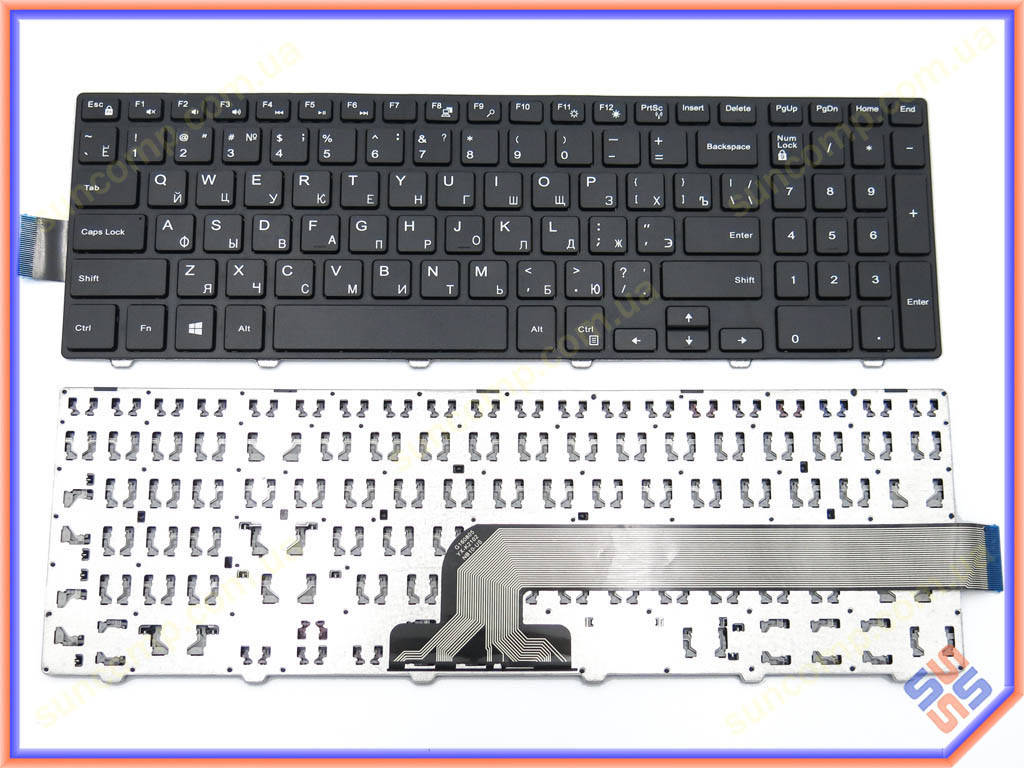

Клавиатура для Dell Inspiron 3541, 3542, 3551, 3552, 3558, 3543, 3550, 5542, 5548, 5543, 5545, 5552, 5759,, Черный