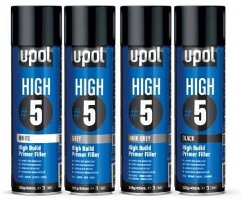 

Грунт толстослойный аэрозоль High5 цвет серый 450мл U-Pol HIGHG/AL