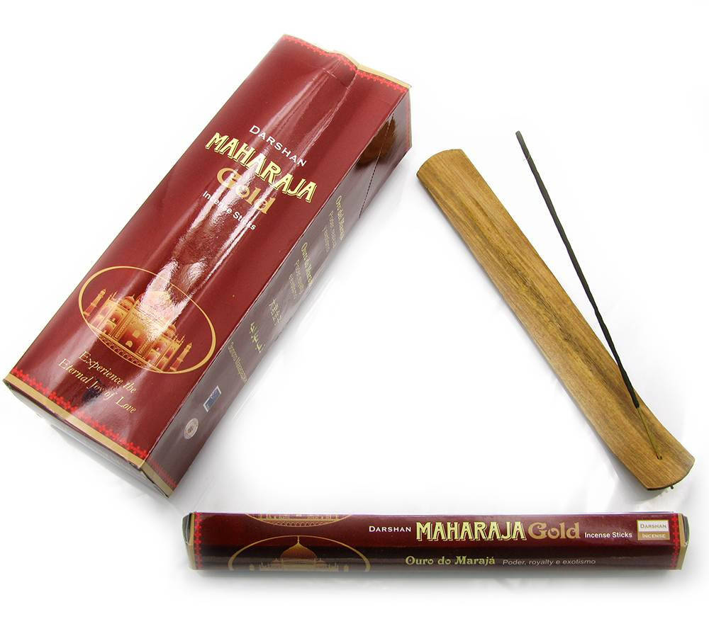 

Благовония Darshan Maharaja gold (Золото Махараджи) (20 палочек/уп) шестигранник