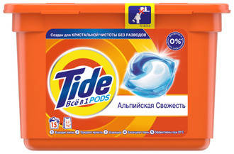 

Капсули для прання Tide Альпійська свіжість 12 шт