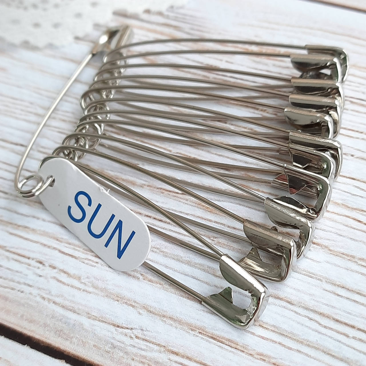 

Шпильки англійські, 5,5 см, срібло, SUN