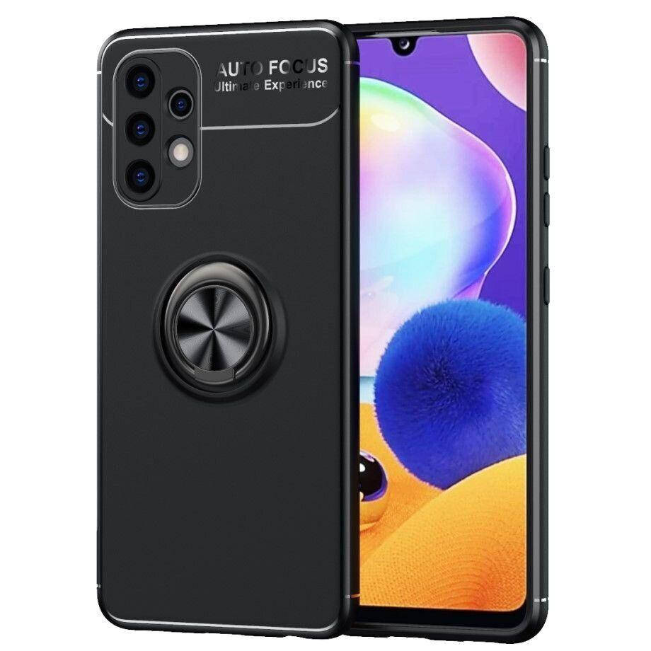 

Чехол TPU Ring для Samsung Galaxy A32 / A325 бампер с подставкой кольцом Black, Черный