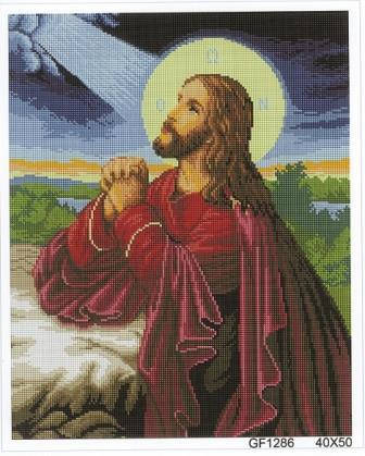 

Алмазна мозаїка "Ісус на оливковій горі" 40*50 см