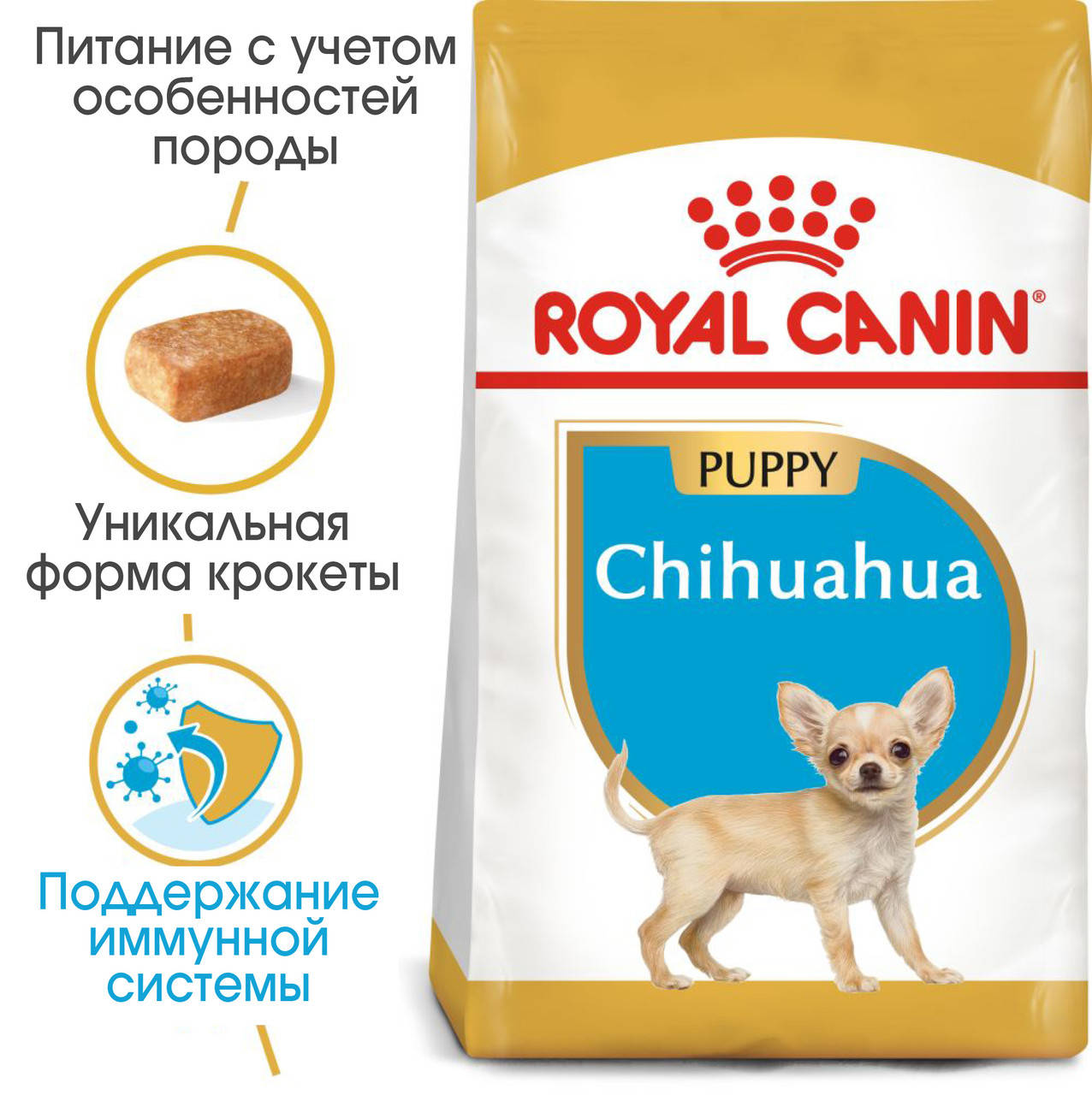 

Royal Canin Chihuahua Puppy 1,5кг- корм для щенков породы чихуахуа
