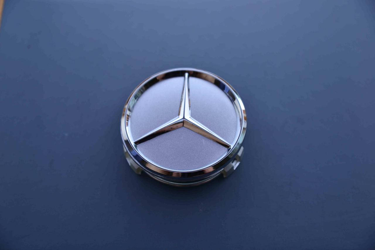 

Колпачки заглушки на литые диски в диски Mercedes Мерседес (60/56/10) серебро
