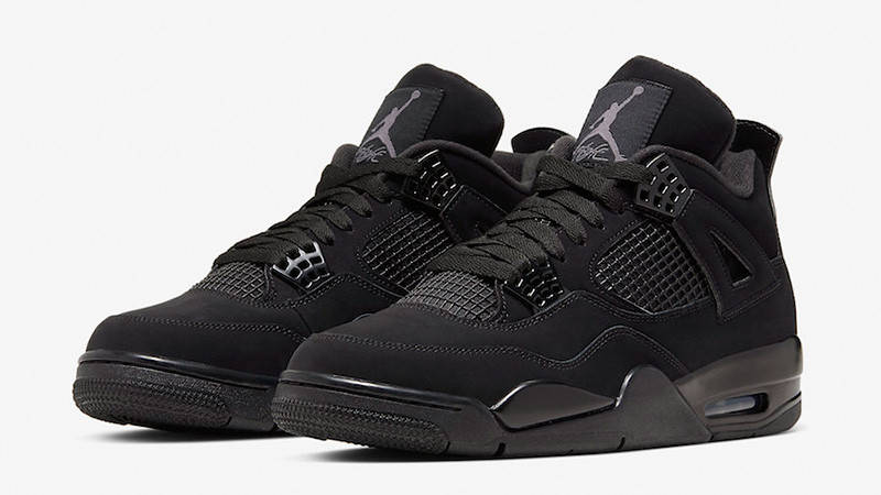 

Мужские баскетбольные кроссовки Air Jordan Retro 4 Black Cat, Черный