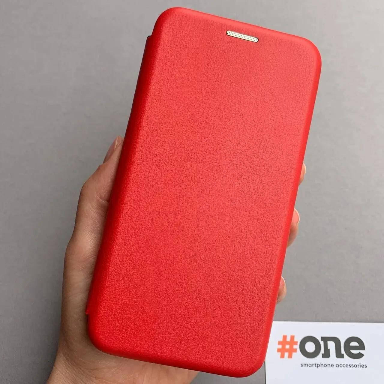 

Чехол-книга для Huawei P30 Lite с подставкой магнитом книжка на телефон хуавей п30 лайт красная STN, Красный