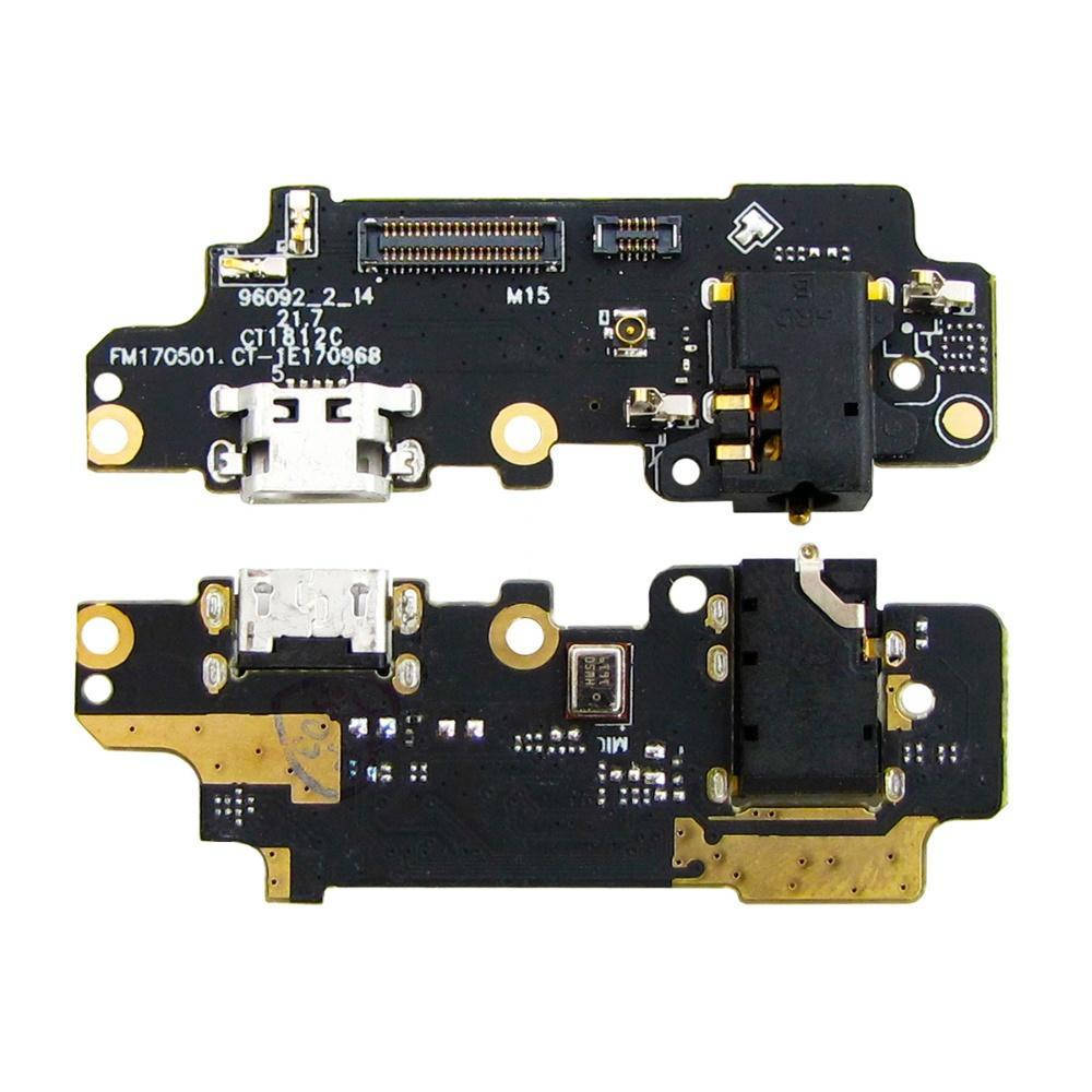 

Разъём зарядки для Meizu M5 Note на плате с микрофоном и компонентами