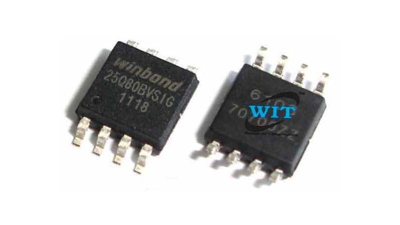 

Микросхема Winbond W25Q80BVSIG FLASH 8Mbit SPI-bus SO8 (17102)