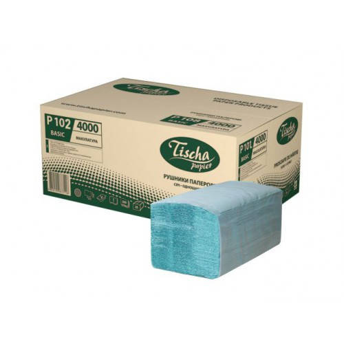 

Бумажные полотенца листовые, V-укладка, макулатурные, зеленые, эконом. Р102., Зелёный