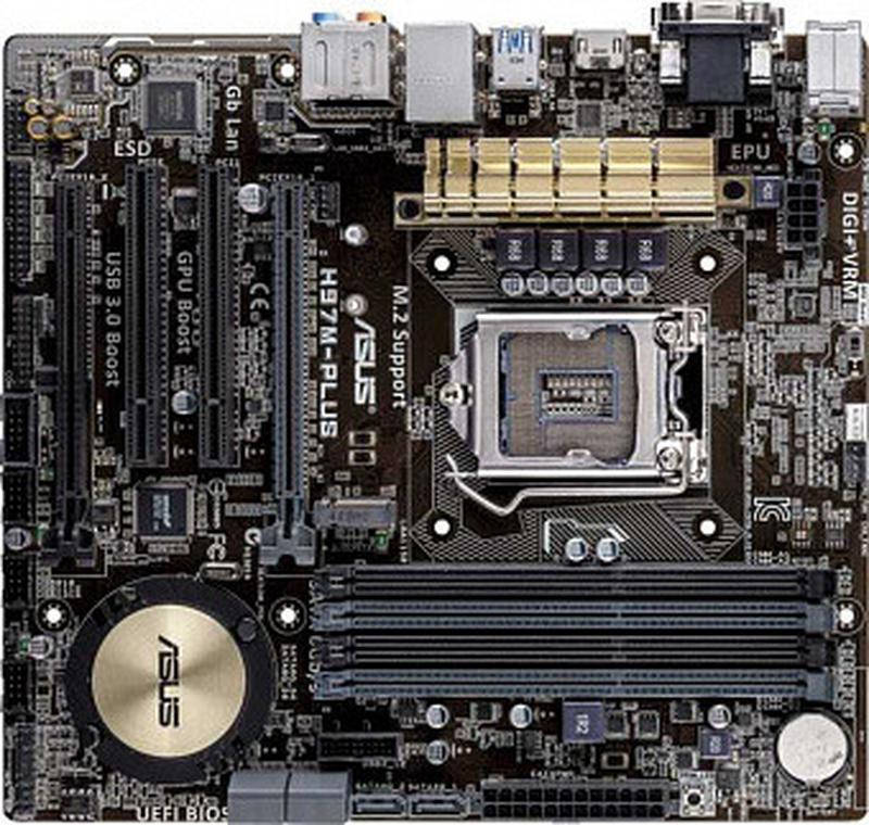 

Материнская плата Asus H97M-PLUS