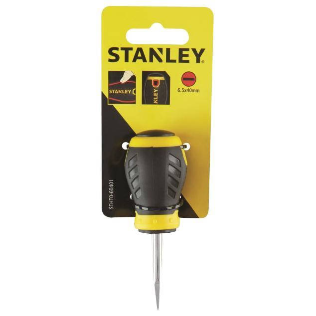 

Отвертка Stanley Essential (-) Sl 6.5 мм 30 мм STHT0-60401