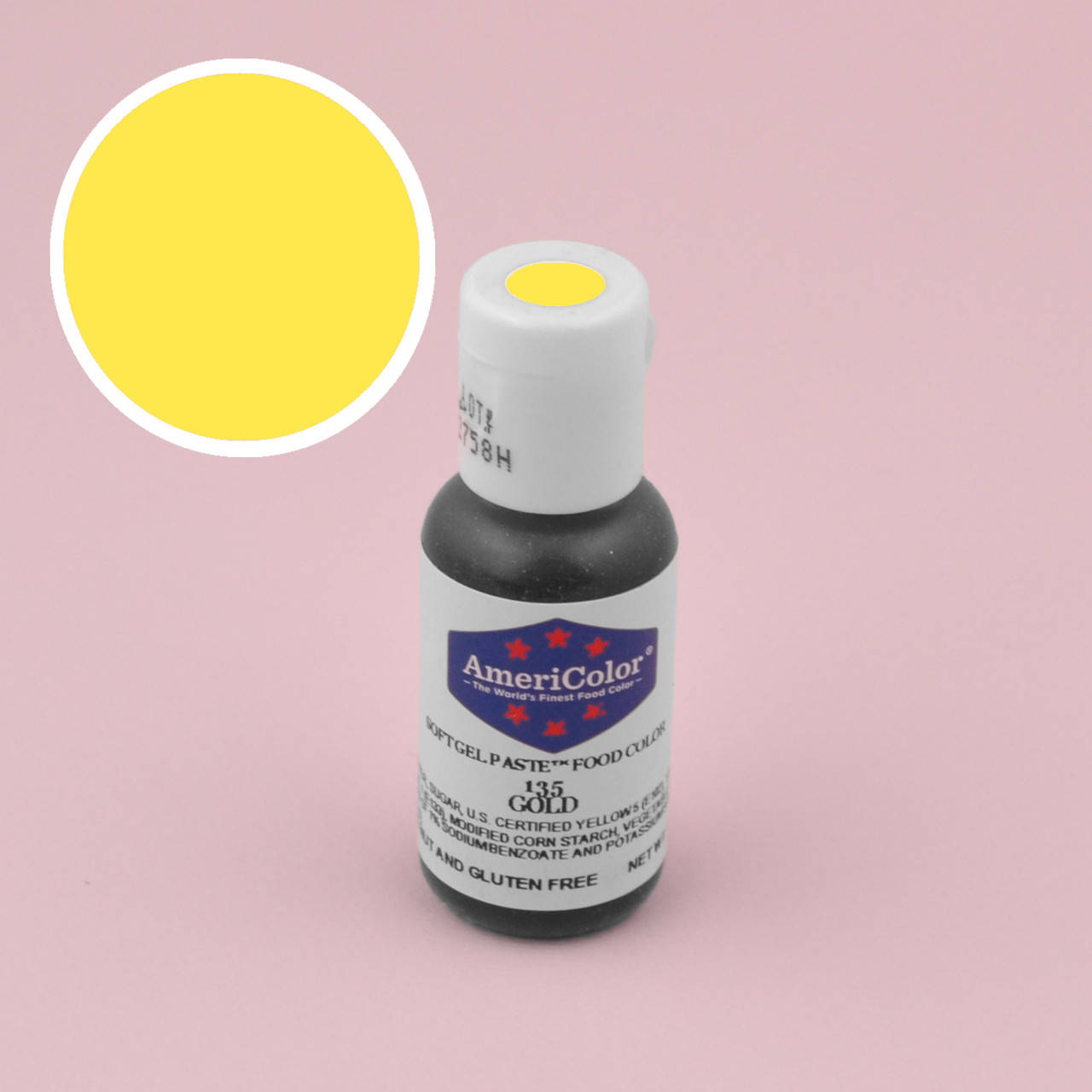 

Гелевая краска AmeriColor Золото/Gold 21 гр