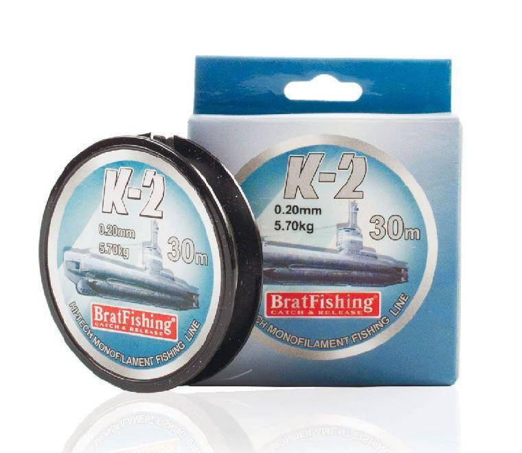 

Леска BratFishing K-2 30м 0,14мм