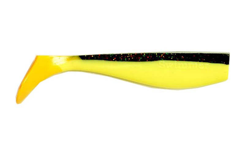 

Силиконовый виброхвост FOX 8см Swimmer #072 (black yellow) (20шт)